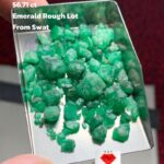 Bold and Brilliant: A 56.71ct Swat Emerald Rough Lot with Serious Presence