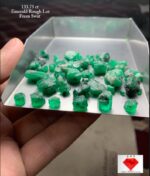 133.75 ct Emerald Rough Lot from Swat – A Collector-Grade