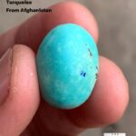 21.05 ct Afghan Turquoise Cabochon: A Bold Oval With Depth, Color, and Distinct Presence