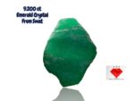 Powerful Presence: 9.200 ct Swat Emerald Crystal with Bold Natural Color