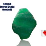 Powerful Presence: 9.200 ct Swat Emerald Crystal with Bold Natural Color