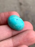 21.05 ct Afghan Turquoise Cabochon: A Bold Oval With Depth, Color, and Distinct Presence - Image 6