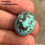 Striking Afghan Turquoise: A 29.87 ct Cabochon Gem