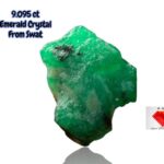 9.095 ct Swat Emerald Crystal – Untreated Gemstone, Pakistan