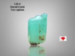 Laghman Emerald Crystal: 4.60ct Afghan Gemstone, Untreated
