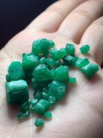 75.40ct Swat Emerald Rough Lot (11x11x10mm): Large Natural Crystals with Rich Green Color - Image 7