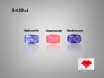 Rare 0.430 ct Hackmanite with Strong Tenebrescent Color Change and Fluorescent from Badakhshan, Afghanistan