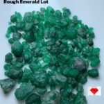 142.00ct Rough Emerald Lot – Natural Crystals (12mm, 8mm, 5mm)