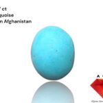 A Refined 11.67-Carat Afghan Turquoise: Elegance in a Perfectly Balanced Form