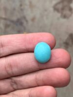 A Refined 11.67-Carat Afghan Turquoise: Elegance in a Perfectly Balanced Form - Image 10
