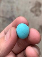 A Refined 11.67-Carat Afghan Turquoise: Elegance in a Perfectly Balanced Form - Image 3