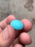A Refined 11.67-Carat Afghan Turquoise: Elegance in a Perfectly Balanced Form - Image 5