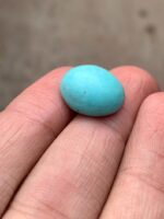 A Refined 11.67-Carat Afghan Turquoise: Elegance in a Perfectly Balanced Form - Image 8