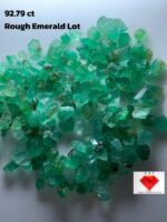 92.79ct Emerald Rough Lot from Panjshir, Afghanistan – Natural Raw Gems
