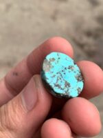 Striking Afghan Turquoise: A 29.87 ct Cabochon Gem - Image 11