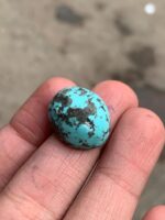 Striking Afghan Turquoise: A 29.87 ct Cabochon Gem - Image 12
