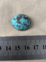 Striking Afghan Turquoise: A 29.87 ct Cabochon Gem - Image 13