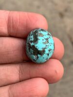 Striking Afghan Turquoise: A 29.87 ct Cabochon Gem - Image 3