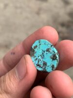 Striking Afghan Turquoise: A 29.87 ct Cabochon Gem - Image 8