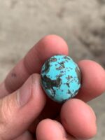Striking Afghan Turquoise: A 29.87 ct Cabochon Gem - Image 9