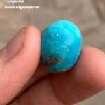Vibrant 21.85ct Afghan Turquoise Cabochon – A Gem of Natural Beauty