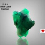 25.41ct Emerald Crystal from Swat – Vivid, Untouched, and Museum-Worthy