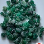 96.85ct Swat Emerald Lot: Raw Green Crystals, Pakistan