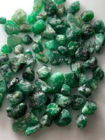 96.85ct Swat Emerald Lot: Raw Green Crystals, Pakistan - Image 7