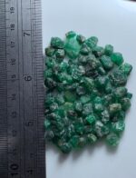96.85ct Swat Emerald Lot: Raw Green Crystals, Pakistan - Image 10