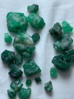 62.85ct Swat Emerald Rough Lot – Bold, Untreated Crystals (15x12x8mm Avg) - Image 2