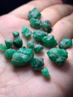 62.85ct Swat Emerald Rough Lot – Bold, Untreated Crystals (15x12x8mm Avg) - Image 4