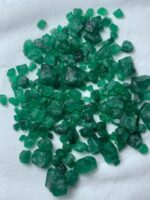 83.00ct Swat Emerald Rough Lot (10x9x4mm): Natural Green Crystals Ideal for Cutting or Collecting - Image 4