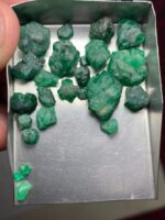 62.85ct Swat Emerald Rough Lot – Bold, Untreated Crystals (15x12x8mm Avg) - Image 6