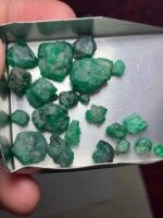 62.85ct Swat Emerald Rough Lot – Bold, Untreated Crystals (15x12x8mm Avg) - Image 7
