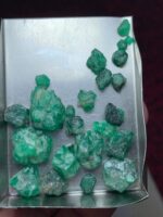 62.85ct Swat Emerald Rough Lot – Bold, Untreated Crystals (15x12x8mm Avg) - Image 8
