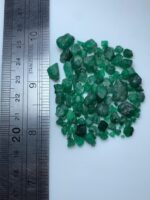 78.04 Carat Swat Emerald Rough Lot – Natural Green Stones (10x7x5mm) - Image 2