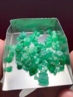 Verdant Rarity: 43.35 Carat Swat Emerald Rough Lot - Image 9