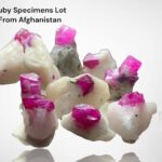 202.50ct Ruby Specimen Lot – Vivid Afghan Crystals with Natural Charm