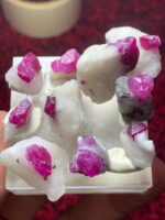 202.50ct Ruby Specimen Lot – Vivid Afghan Crystals with Natural Charm - Image 2