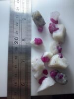 202.50ct Ruby Specimen Lot – Vivid Afghan Crystals with Natural Charm - Image 6