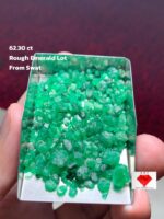 Volume & Versatility: A 62.30ct Swat Emerald Rough Lot with High-Yield Potential