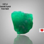 9.97ct Swat Emerald Crystal – Naturally Formed with Striking Color and Structure