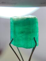10.870ct Swat Emerald Crystal – Natural Green Beauty (11.14 x 10.63 x 9.22mm) - Image 9