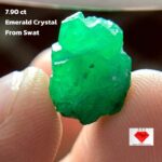 A Majestic Find: 7.90 Carat Emerald Crystal from Swat Valley, Pakistan