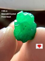 A Majestic Find: 7.90 Carat Emerald Crystal from Swat Valley, Pakistan