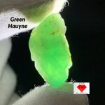 Most Rare 26 ct Green Hauyne specimen from Badakhshan, Afghanistan