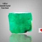 4.60ct Swat Emerald Crystal – Compact Raw Beauty with Vibrant Green Color
