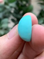 17.92 ct Afghan Turquoise Cabochon: Vivid Blue Gemstone - Image 9