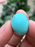 17.92 ct Afghan Turquoise Cabochon: Vivid Blue Gemstone - Image 10