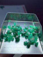 Rare 19.21ct Swat Emerald Rough Lot – Natural Green Crystals (9.15 x 5.31 x 4.20 mm) - Image 2